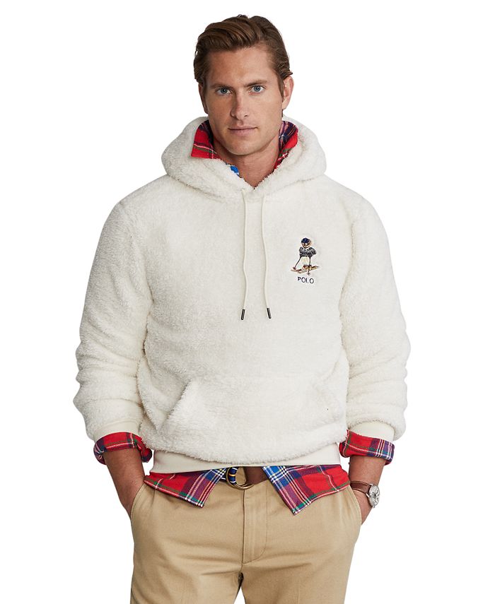 Polo Ralph Lauren Men's Ski Polo Bear Fleece Hoodie & Reviews - Casual  Button-Down Shirts - Men - Macy's