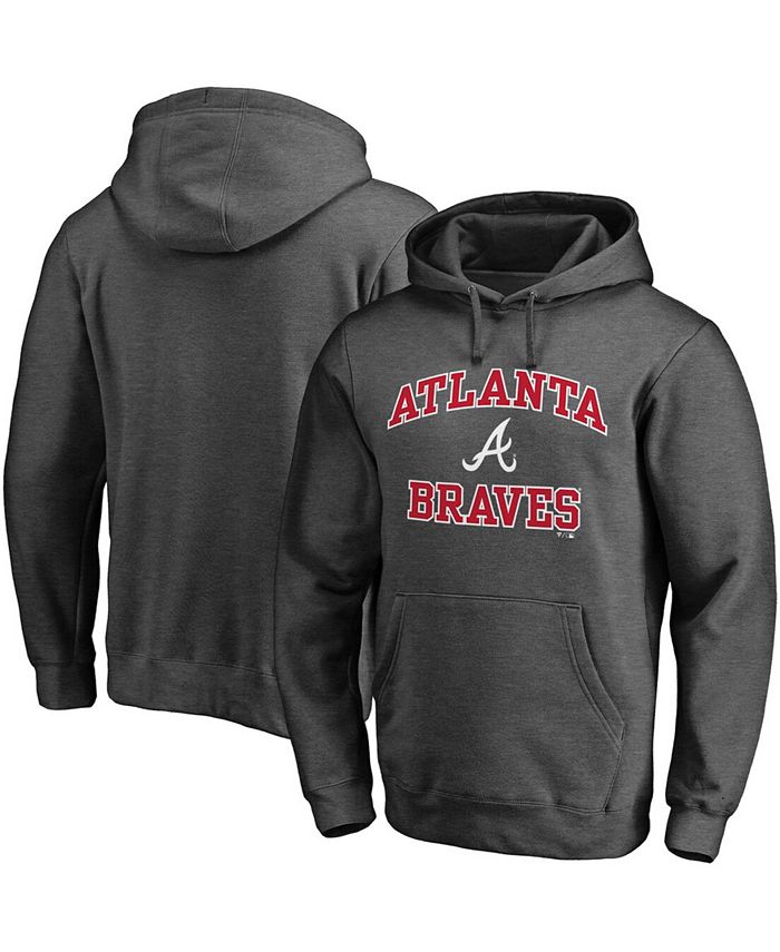 Men's Fanatics Branded Heathered Gray Atlanta Braves True Classics