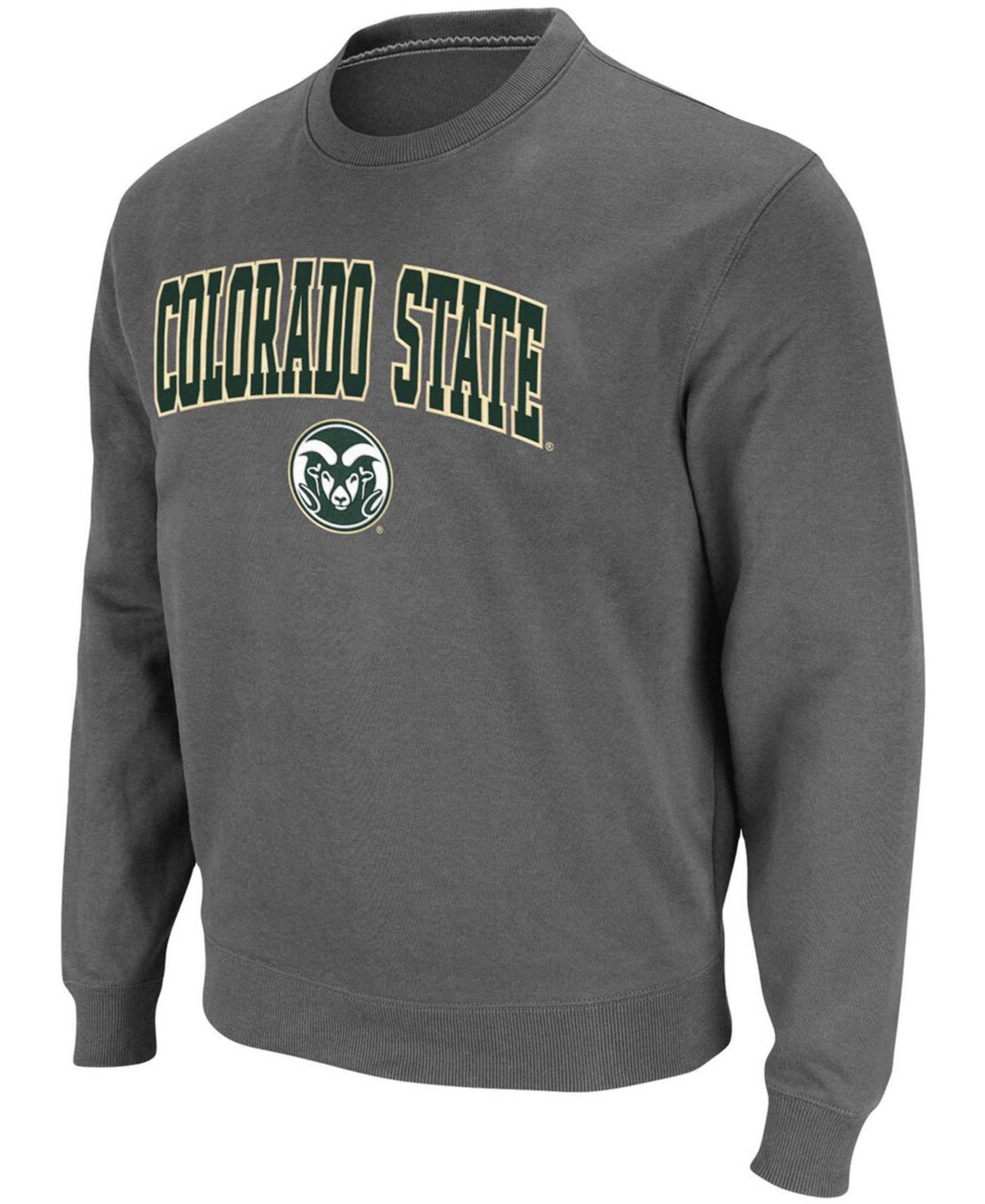 Men's Colorado State Rams Arch & Logo Tackle Twill Pullover Sweatshirt