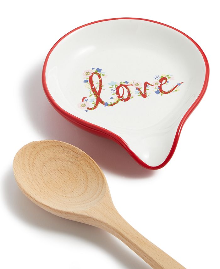 Martha Stewart Collection Love Spoon Rest, Created for Macy's Macy's