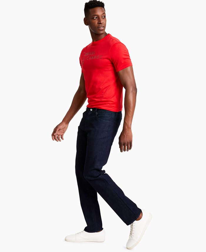 A X Armani Exchange Men s Straight Fit Denim Jeans Macy s
