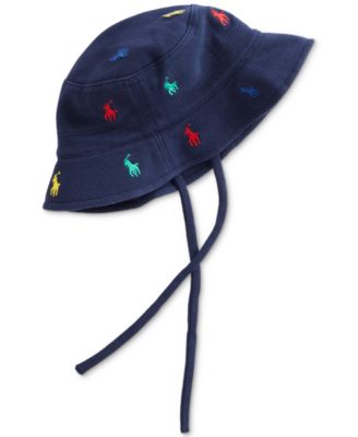 Polo Ralph Lauren Men's Allover Pony Mesh Bucket Hat - Macy's