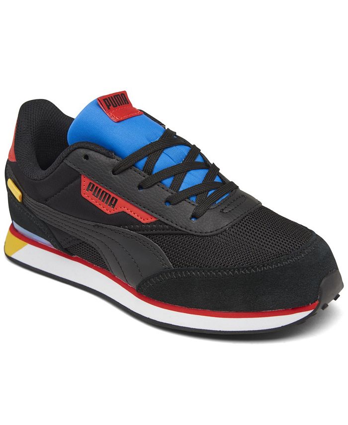 Puma Little Boys Future Rider Neon Play Casual Sneakers from Finish ...