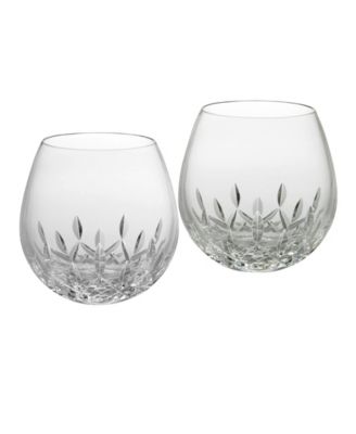 Waterford Lismore Essence Stemless White Wine, Set of 2