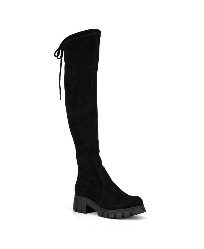 Olivia Miller Women S Zendaya Lug Sole Tall Boot Reviews Boots Shoes Macy S