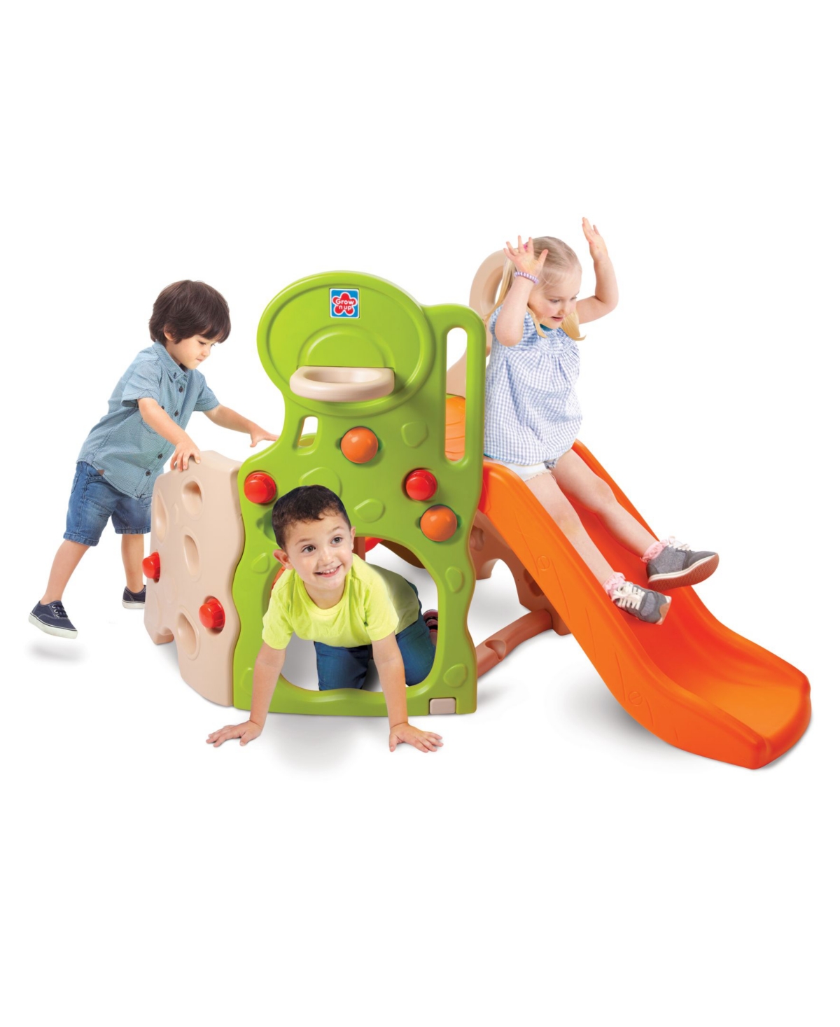 Grow 'n Up Kids' Lil' Adventurers Climber And Slide In Multi