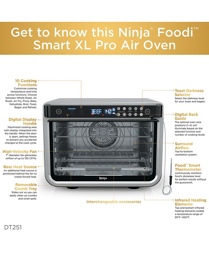Ninja DT251 Foodi™ 10in1 Smart XL Air Fry Oven Macy's