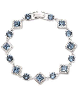 Givenchy - Stone & Crystal Square Flex Bracelet
