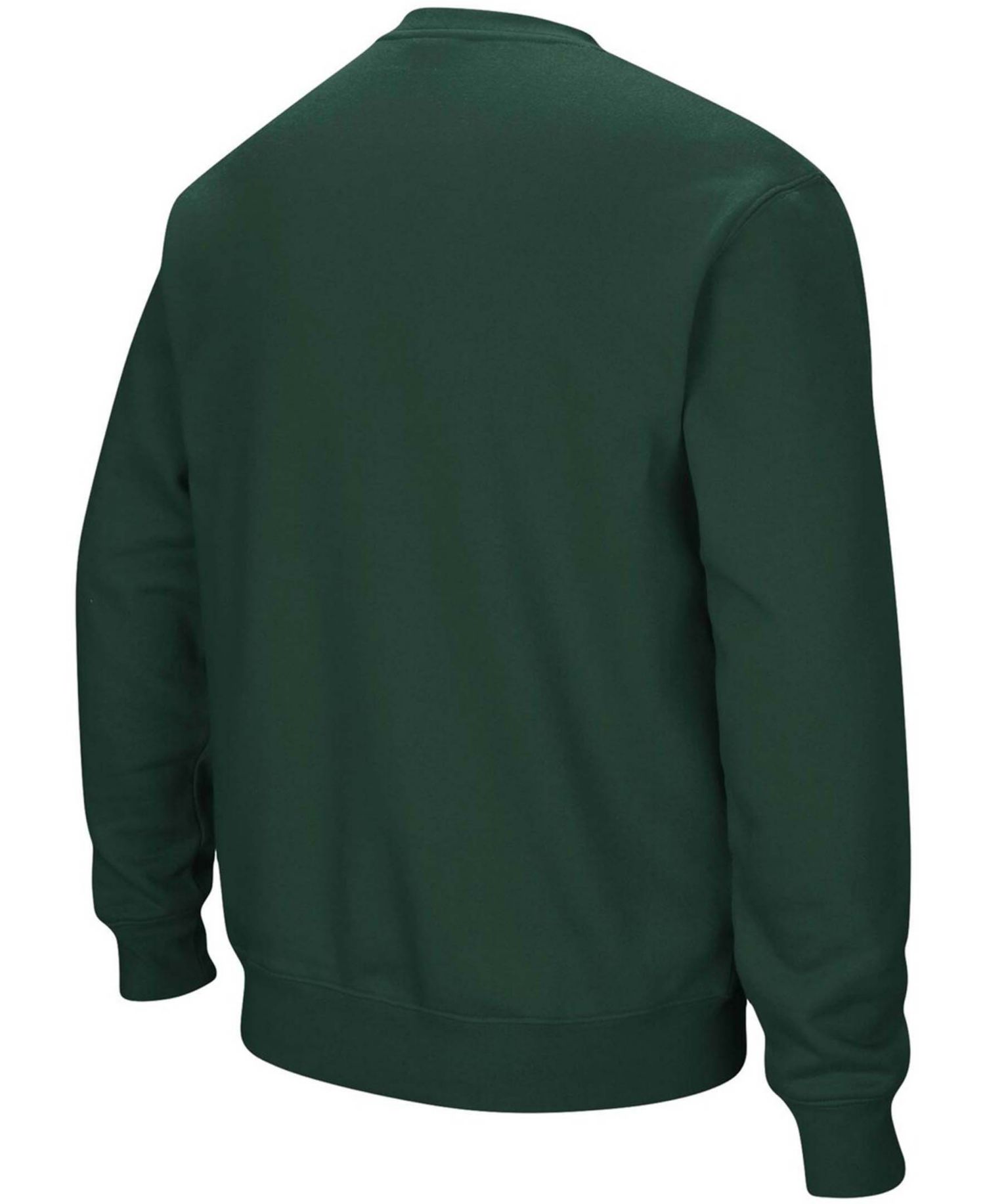 Men's Green Tulane Green Wave Arch Logo Tackle Twill Pullover Sweatshirt
