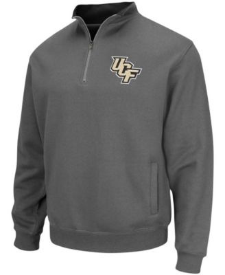 Charcoal Men's UCF Knights Tortugas Logo Quarter-Zip Pullover Jacket