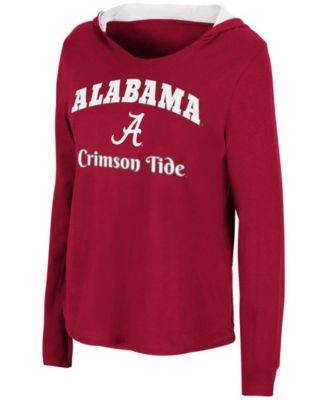 Women's Crimson Alabama Crimson Tide Catalina Hoodie Long Sleeve T-shirt