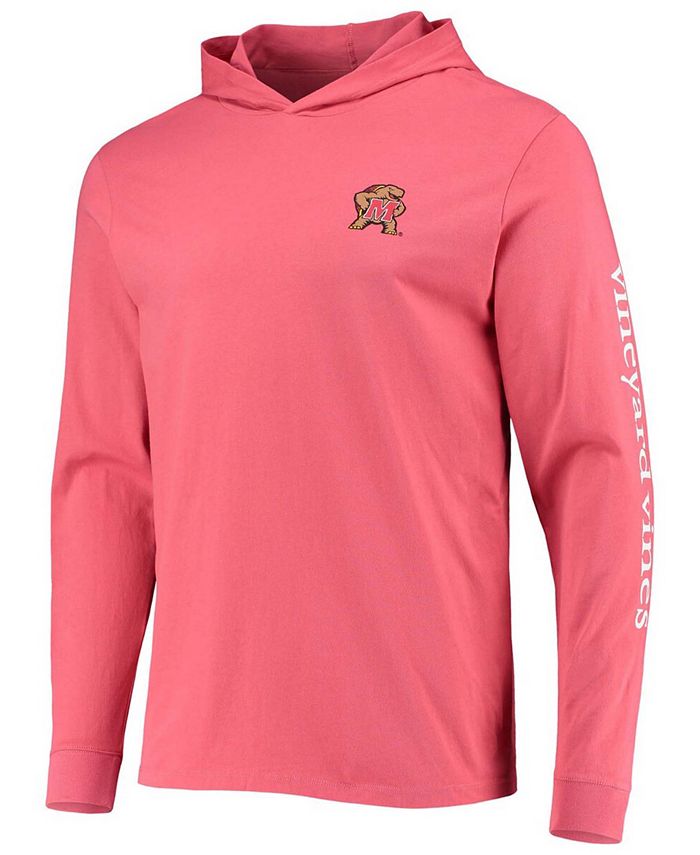 Vineyard Vines Men's Red Maryland Terrapins Campus 2.0 Long Sleeve