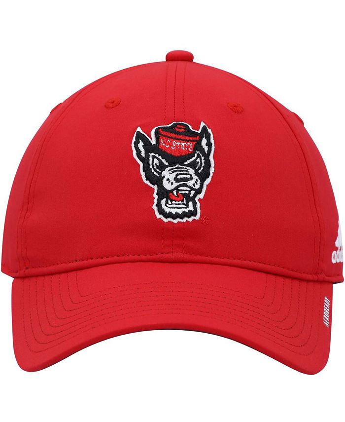 adidas Men's Red NC State Wolfpack 2021 Sideline Coach Logo Aeroready ...