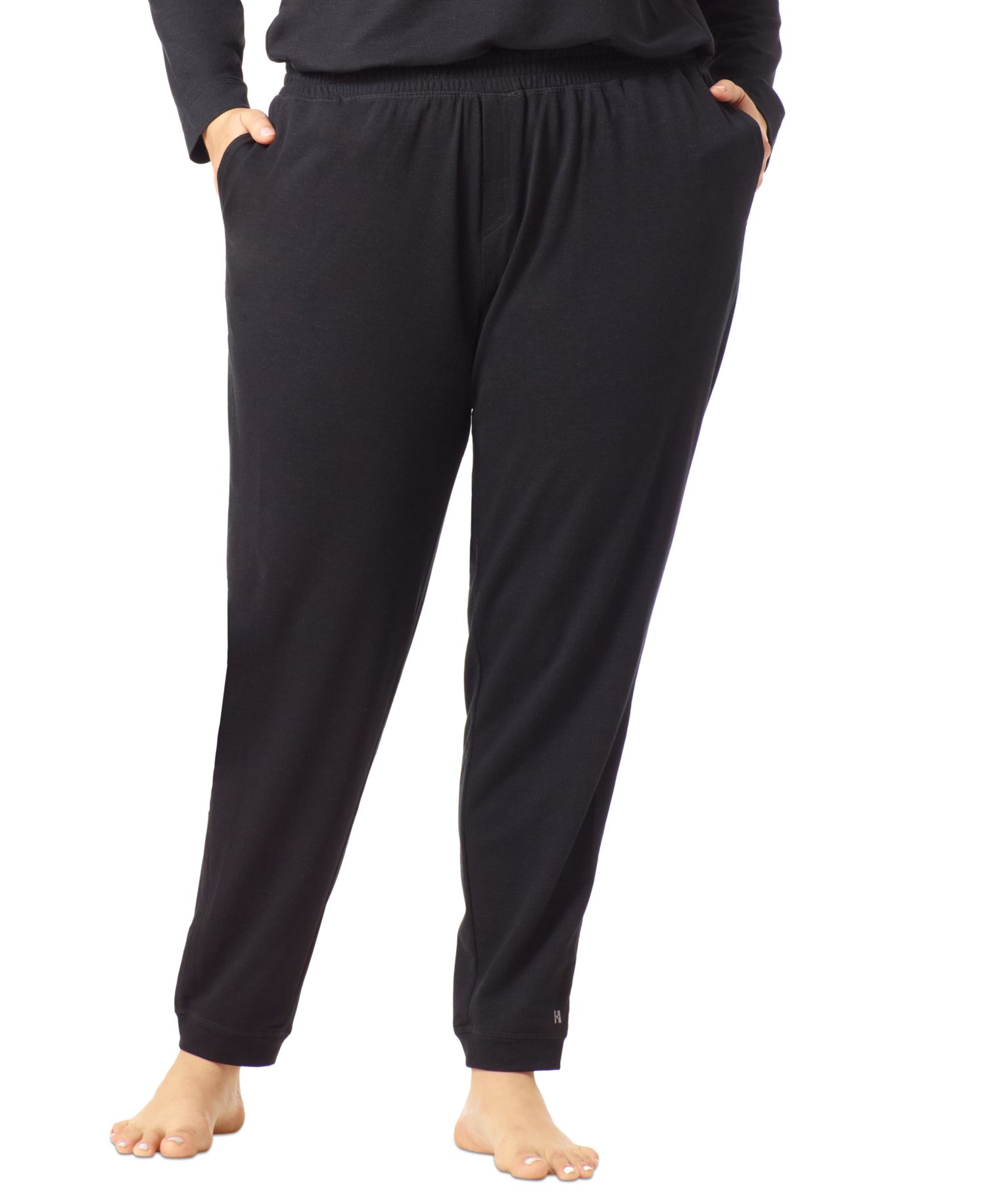 Plus Size French Terry Cuffed Lounge Pant