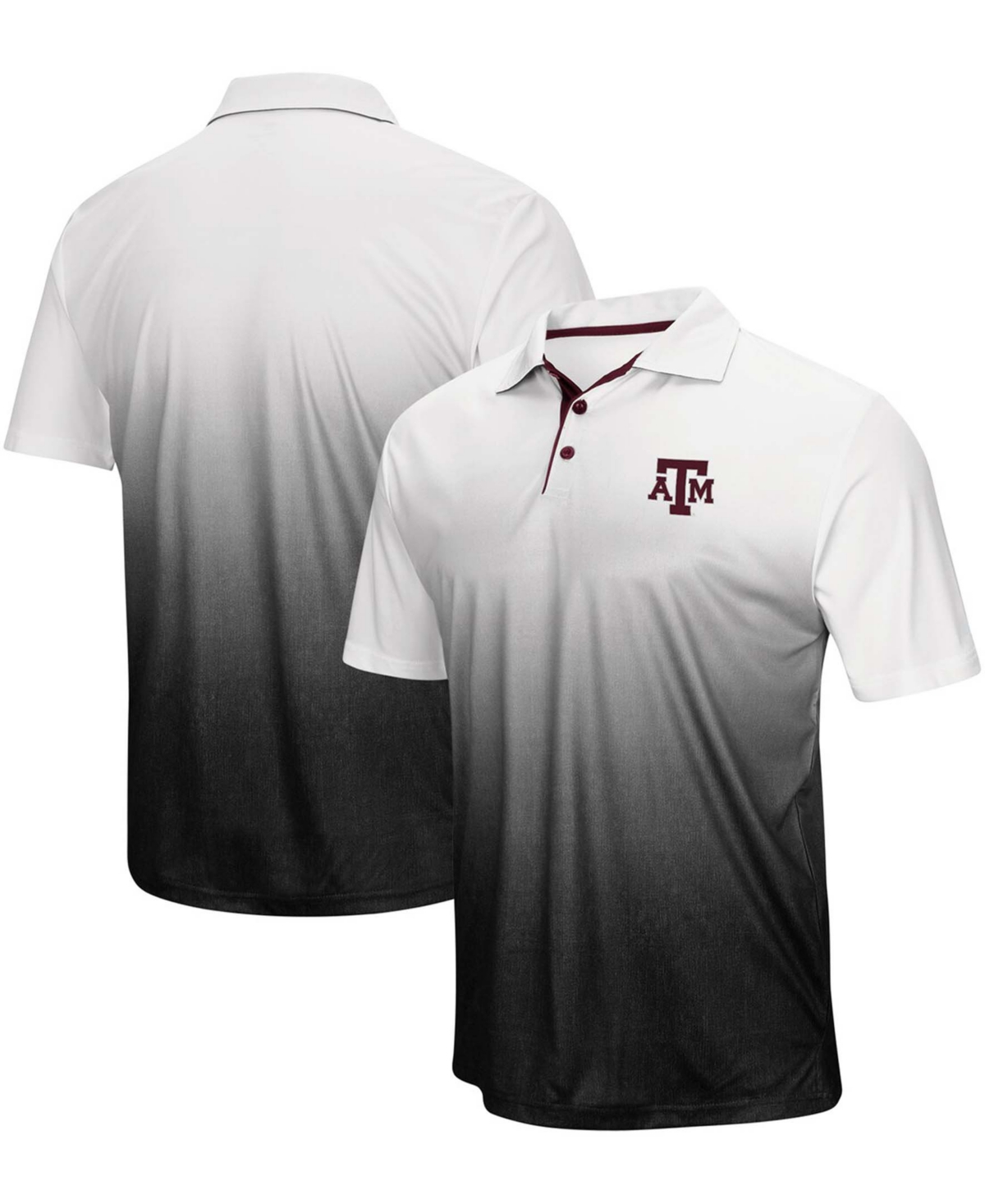 Men's Gray Texas A M Aggies Magic Team Logo Polo Shirt - Gray