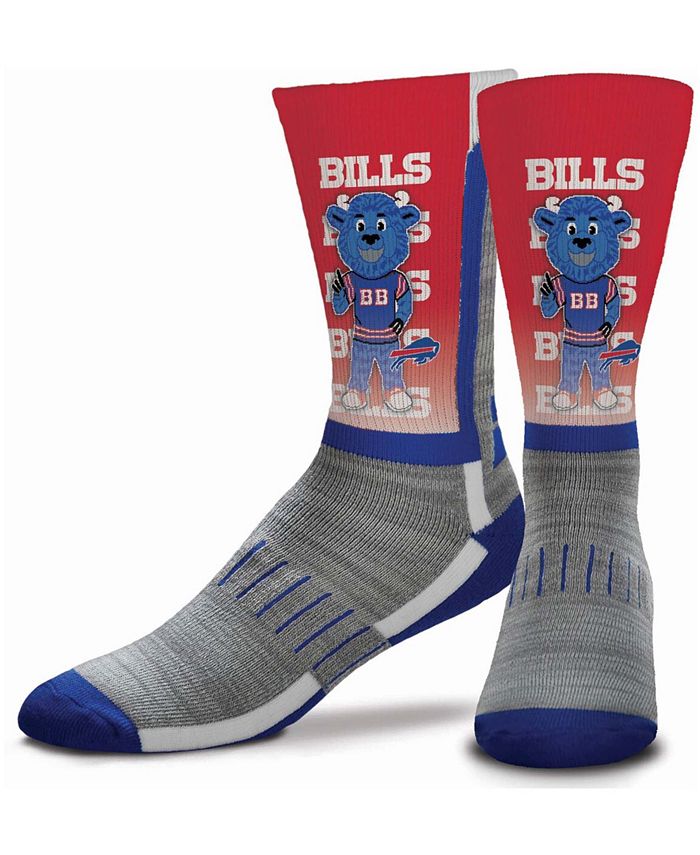 For Bare Feet Youth Girl's and Boy's Multi Buffalo Bills Mascot V-Curve  Crew Socks - Macy's