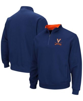 Men's Virginia Cavaliers Tortugas Team Logo Quarter-Zip Jacket