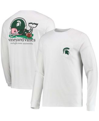 Michigan State Spartans Vineyard Vines Women's Pocket T-Shirt - White