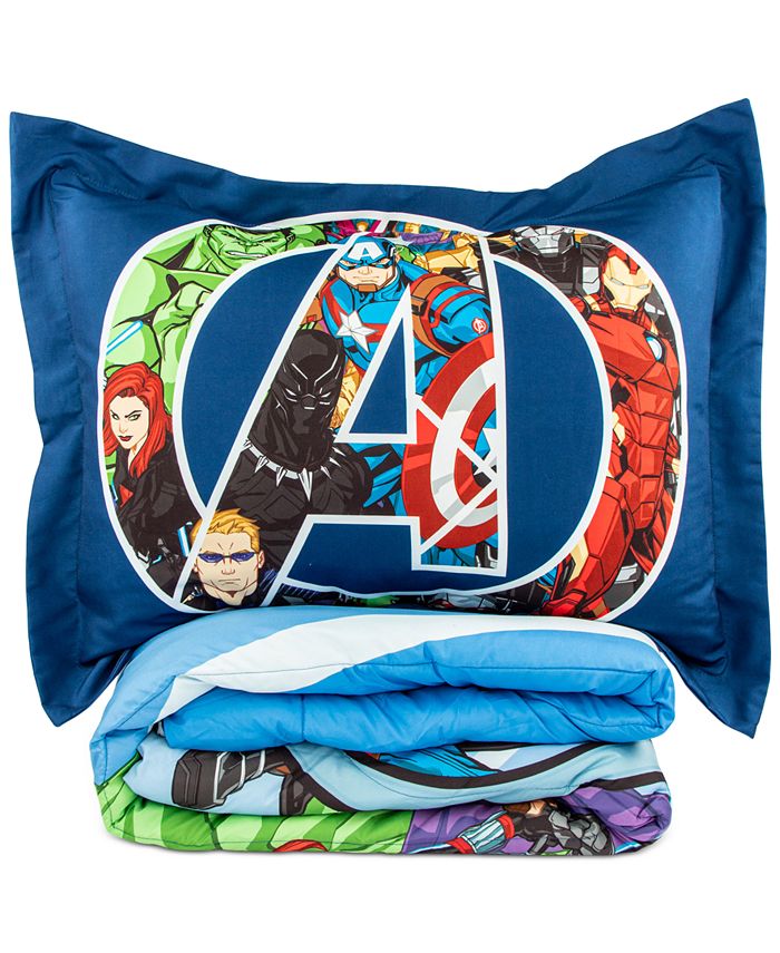 Marvel Avengers Mightiest Heroes 6Pc. Twin Comforter Set, Created For Macy's Macy's
