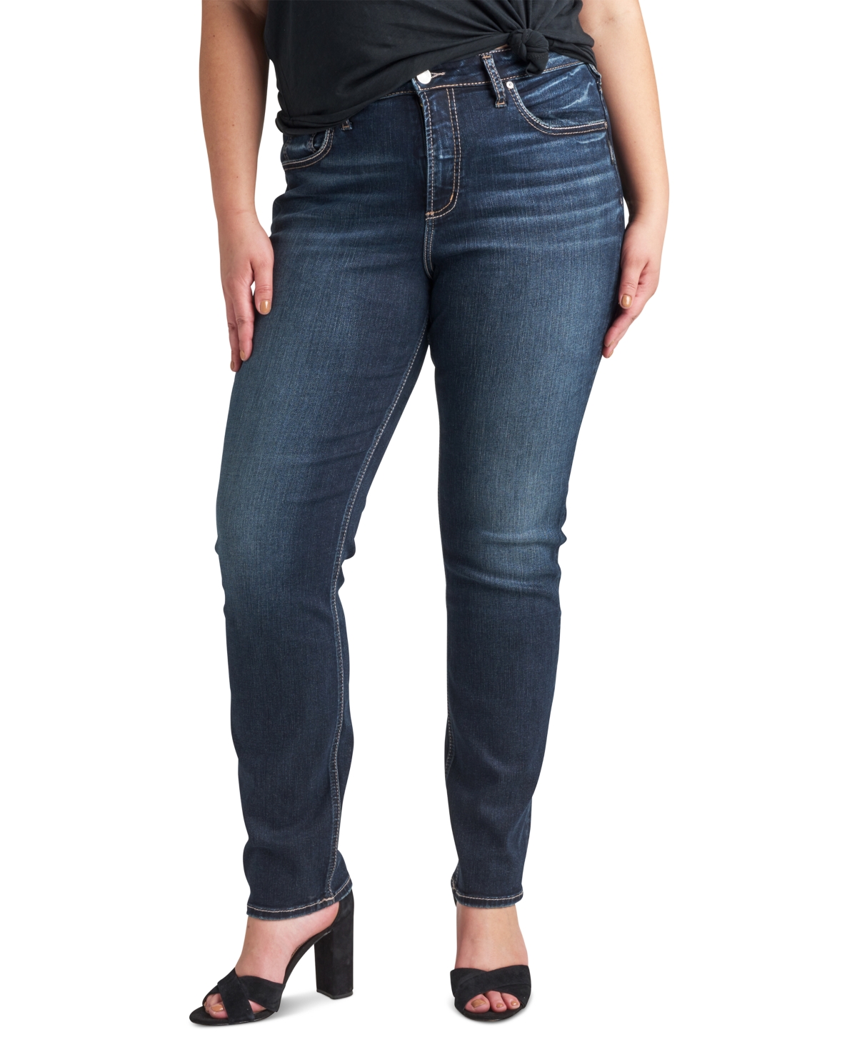 Trendy Plus Size Avery Straight Leg Jeans