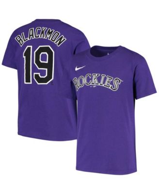 Colorado Rockies Charlie Blackmon Nike Purple Jersey