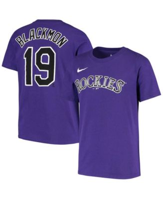 Colorado Rockies Charlie Blackmon Nike Purple Jersey*