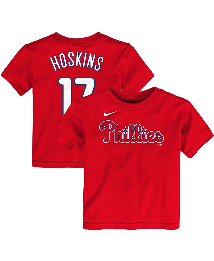 Rhys Hoskins Phillies Toddler Name and Number Short Sleeve Player T Shirt