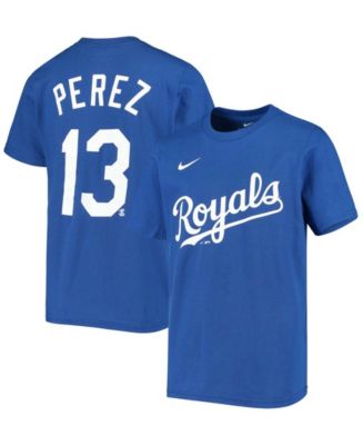Salvador Perez Kansas City Royals Nike Name & Number T-Shirt - Royal