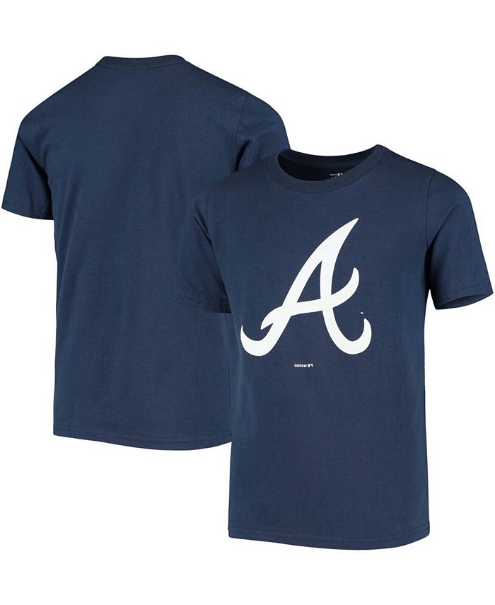 Youth Navy Atlanta Braves T-Shirt 