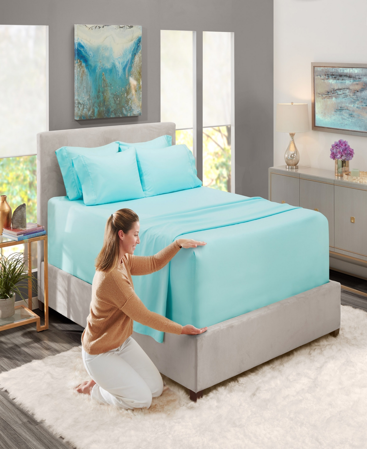Nestl Extra Deep Pocket 4-Pc. Sheet Set