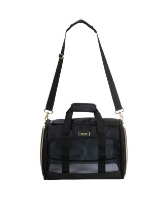 Soft Sided Multi-Entry Collapsible Travel Medium Pet Carrier Duffel With Removable Lining