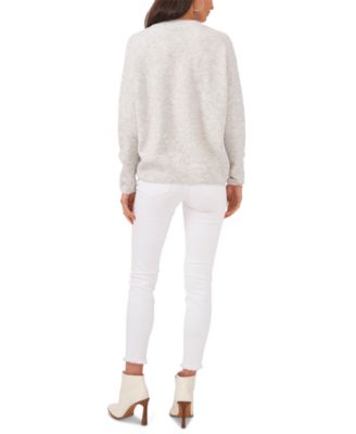 Women's Cozy Crewneck Long-Sleeve Extend-Shoulder Sweater