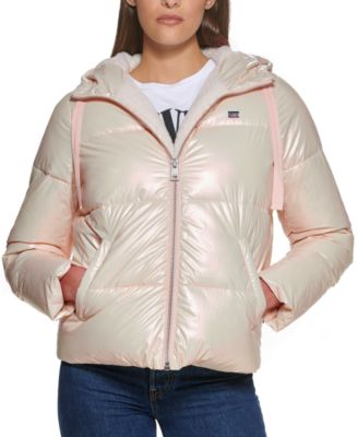 macys pink coats