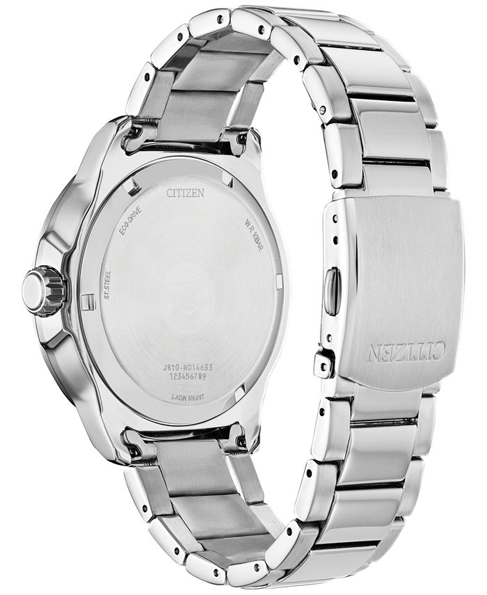 Citizen Men's Sport SilverTone Stainless Steel Bracelet Watch 45mm