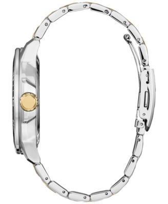 Men's Sport Two-Tone Stainless Steel Bracelet Watch 45mm