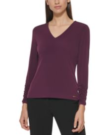 Long Sleeve V-Neck Top