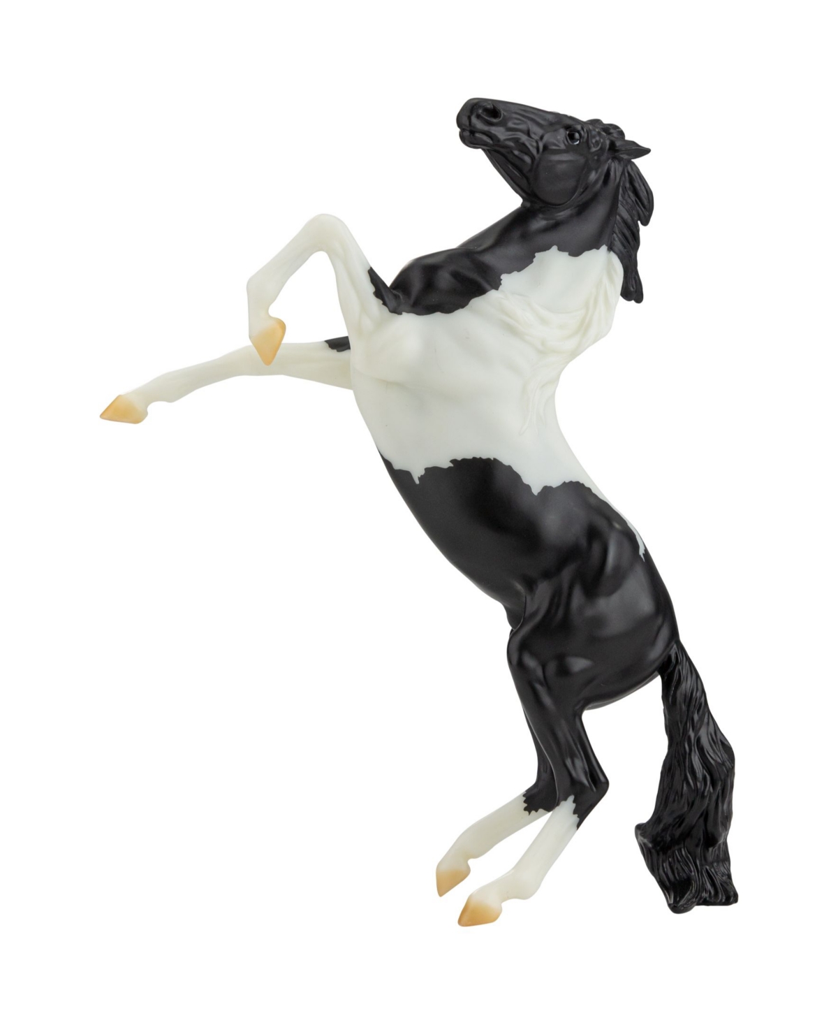 Shop Breyer Horses Black Pinto Mustang Freedom Series 1:12 Scale Horse Toy Model In Multi