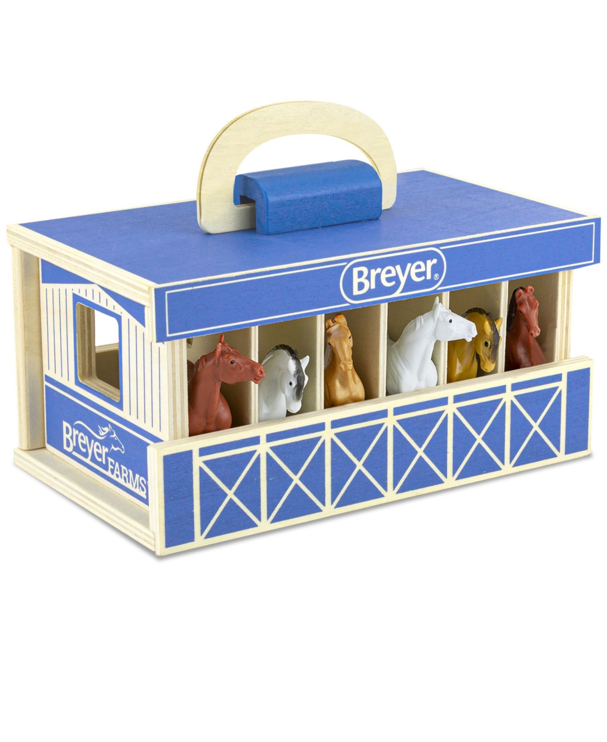 Shop Breyer Horses  Farms 1:32 Scale Stable Mate Play Set, 6 Piece In Multi