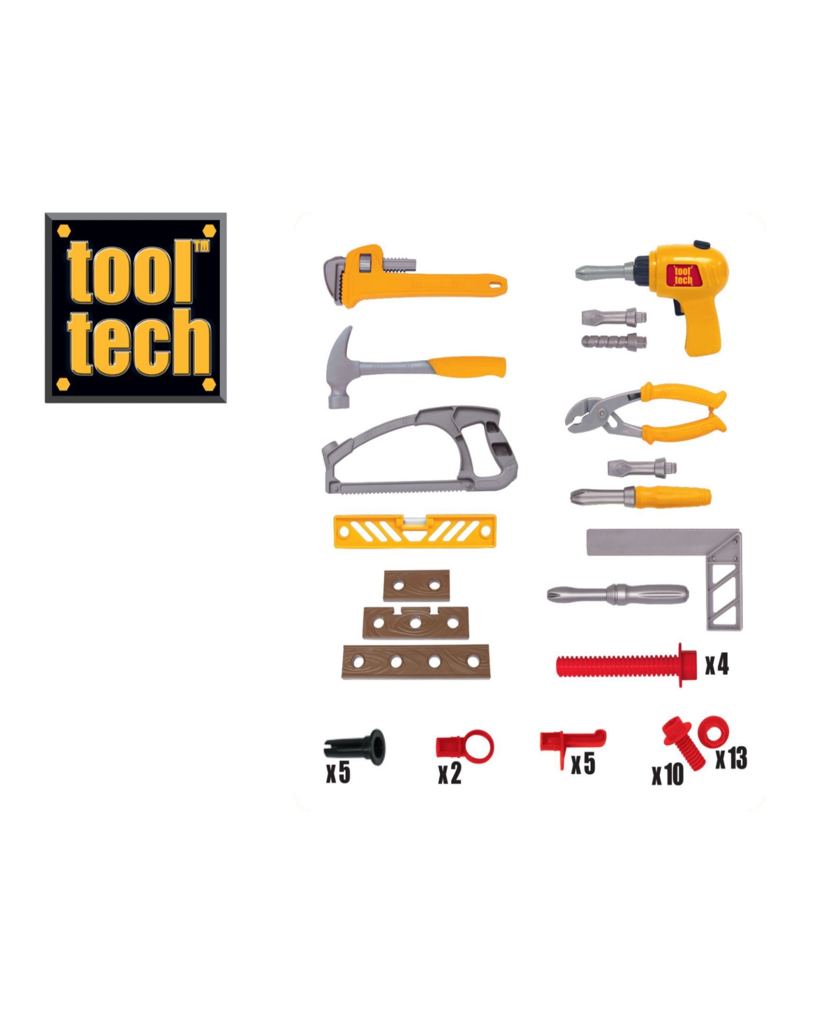 Redbox Tool Tech Take-along Work Bench Play Set With Tools, 53 Piece In Multi