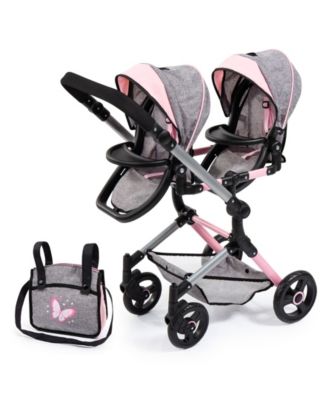 Twin Baby Doll Neo Pram