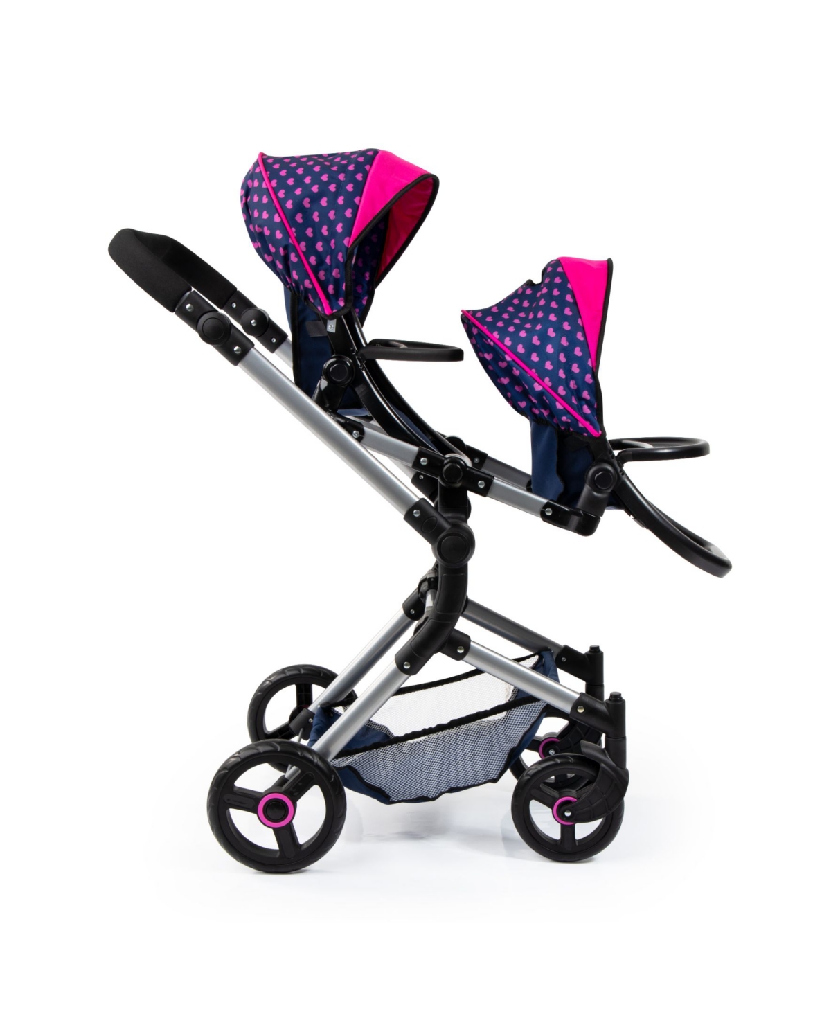 Bayer Twin Baby Doll Pram Neo In Blue