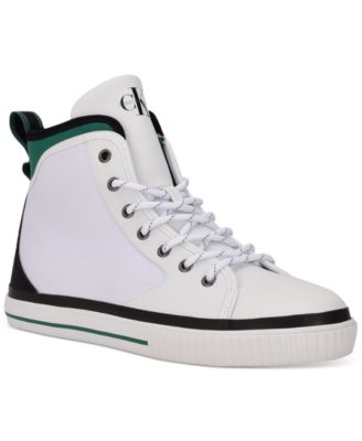 calvin klein men's high top sneakers