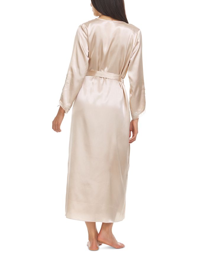flora by flora nikrooz stella satin venise trim robe