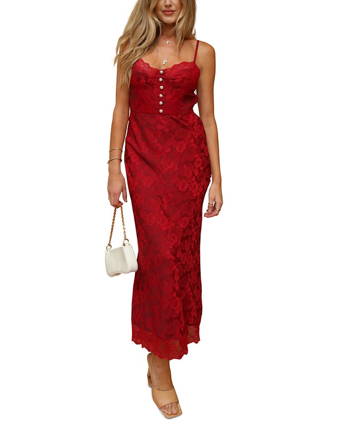 RAHI Floral Bustier Slip Dress - Macy's
