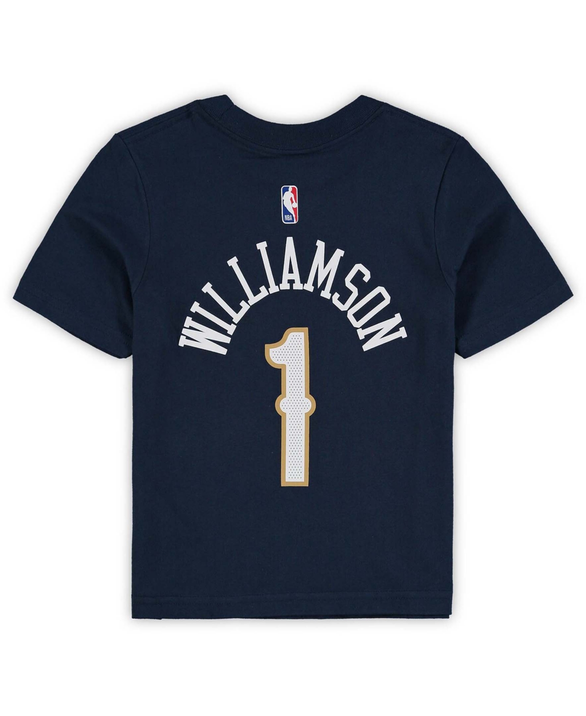 Preschool Girls and Boys Zion WilliamsonNew Orleans Pelicans Team Name Number T-shirt - Navy