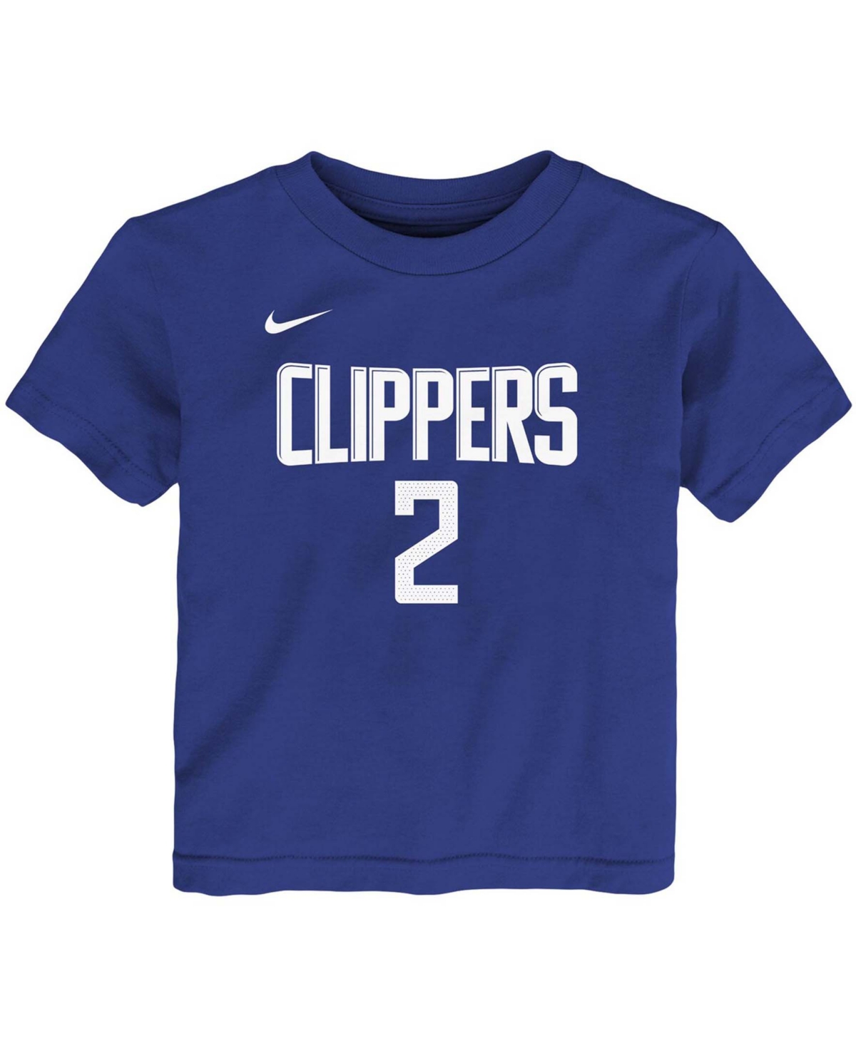 Toddler Girls and Boys Kawhi LeonardLa Clippers Logo Name Number T-shirt - Blue