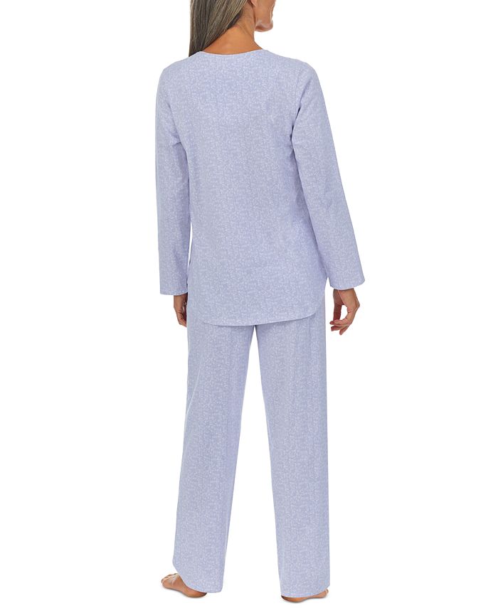 Eileen West LaceTrim Cotton Jersey Pajama Set Macy's