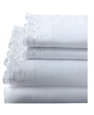 Lace 4 Piece Sheet Set with Bonus Pillowcases King Macy s