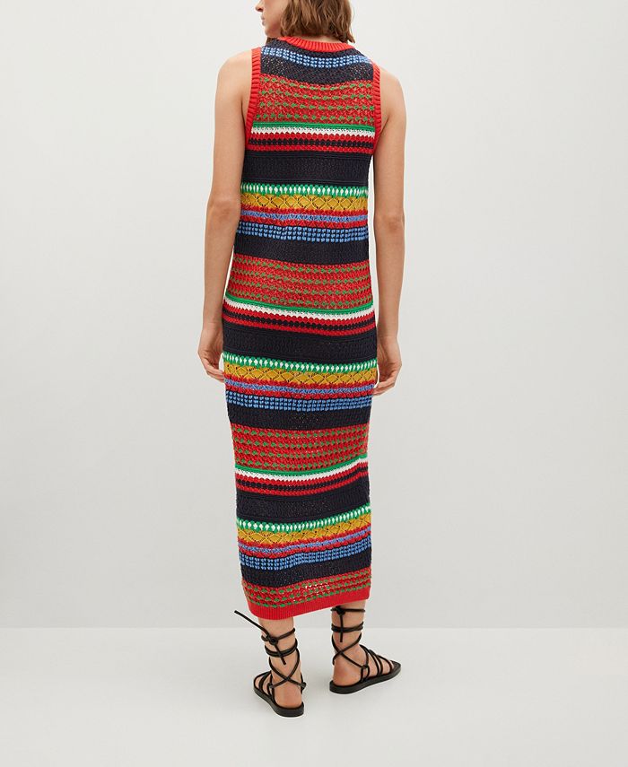 MANGO Women's Knit Cotton-Blend Dress & Reviews - Dresses - Women - Macy's