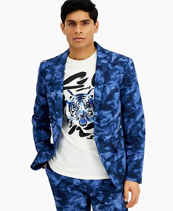 Blue camo blazer hot sale
